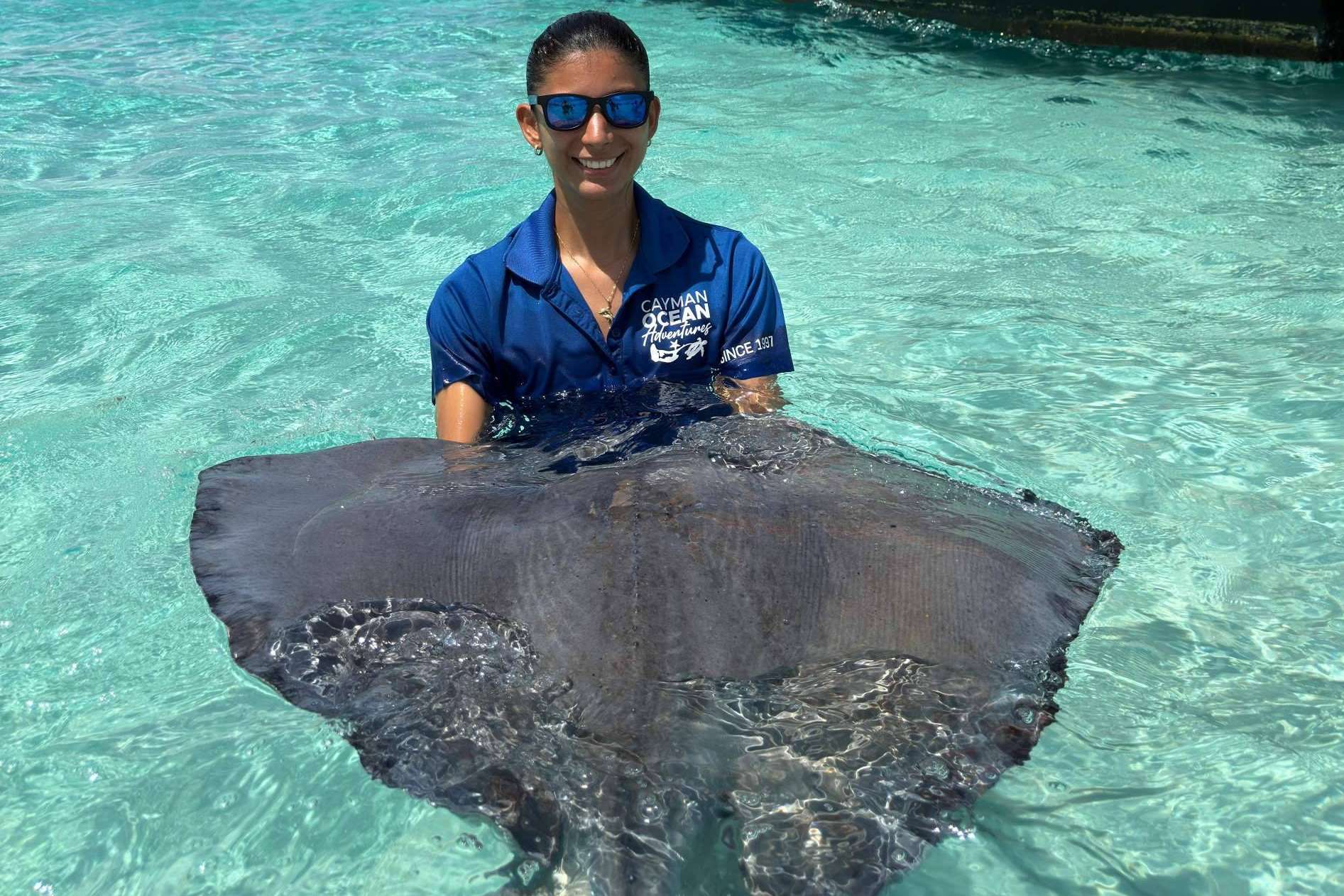 A unique family boat tour offers three marine adventures in the Cayman Islands in a single excursion