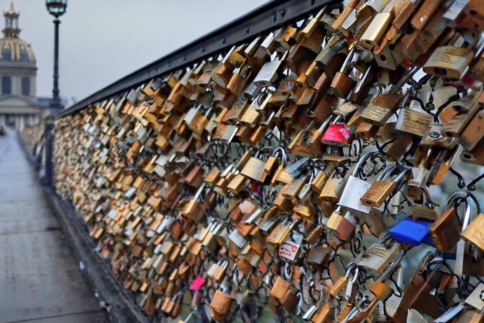 Click of a lock, key to a lifetime; The ultimate padlock for your love ...
